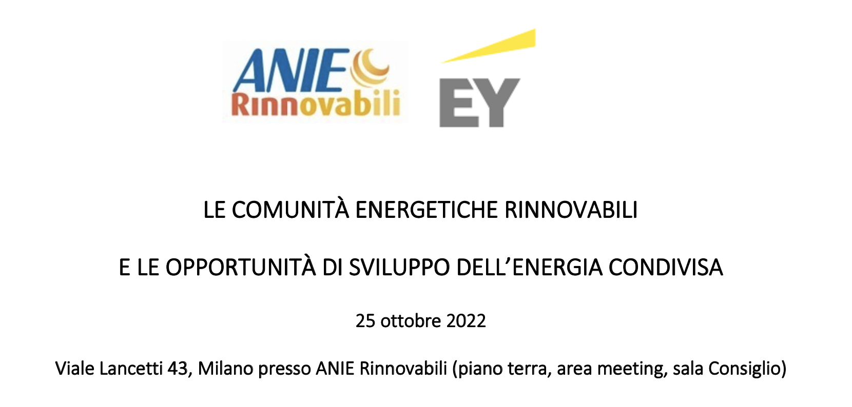 Le comunità energetiche rinnovabili e le opportunità di sviluppo dell'energia condivisa